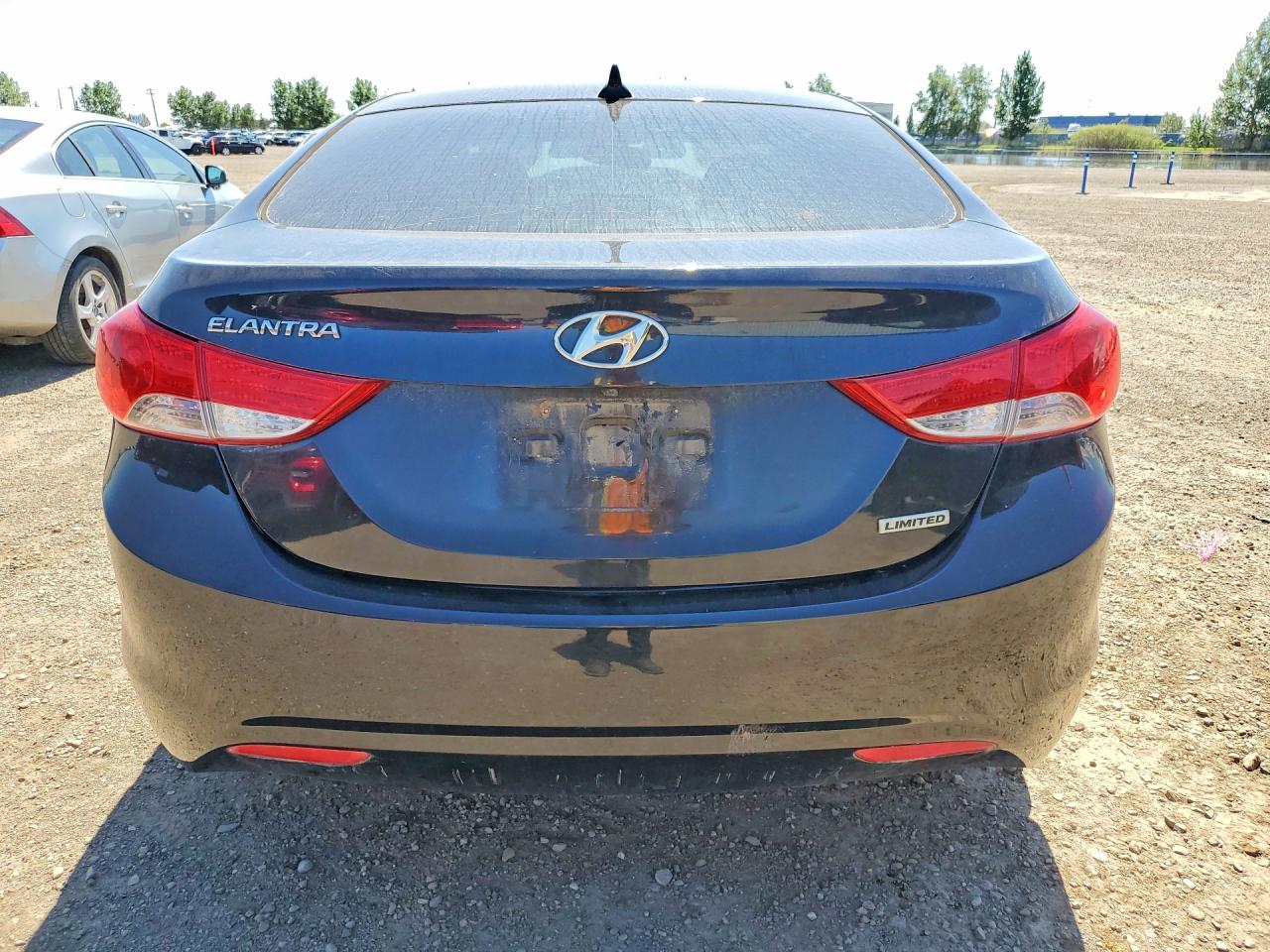 2012 Hyundai Elantra Gls Black vin: 5NPDH4AE5CH087350