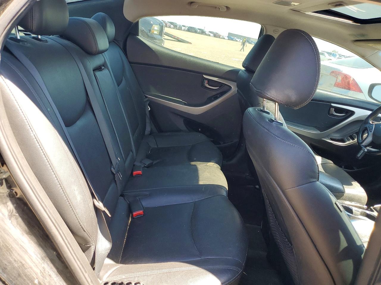 2012 Hyundai Elantra Gls Black vin: 5NPDH4AE5CH087350