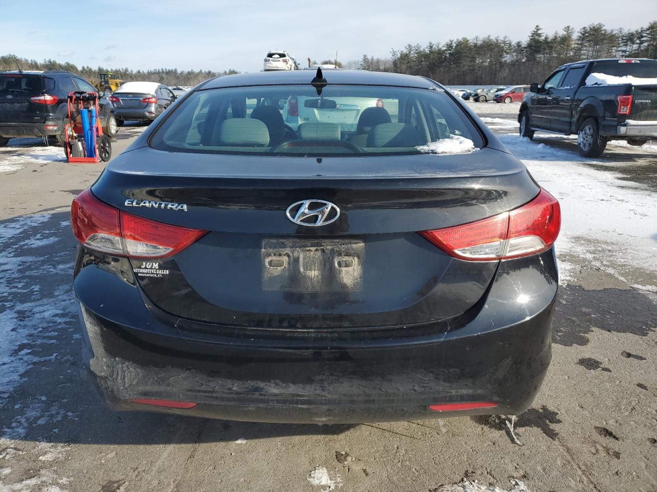 2012 Hyundai Elantra Gls Черный vin: 5NPDH4AE5CH092080