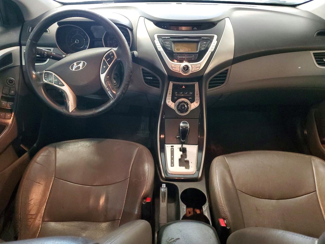 2012 Hyundai Elantra Limited Silver vin: 5NPDH4AE5CH092662