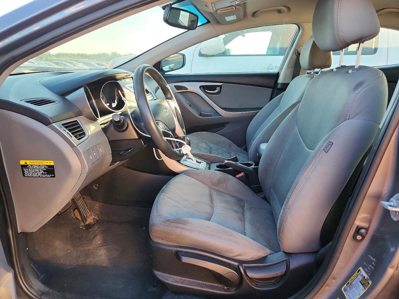 2012 Hyundai Elantra Gls Серый vin: 5NPDH4AE5CH093357