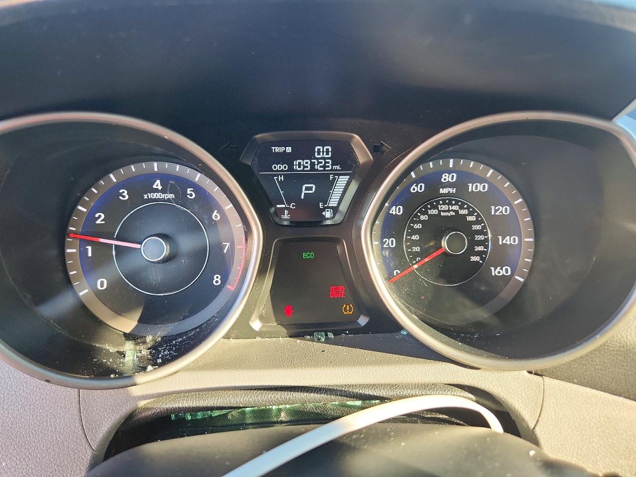 2012 Hyundai Elantra Gls Серый vin: 5NPDH4AE5CH093357