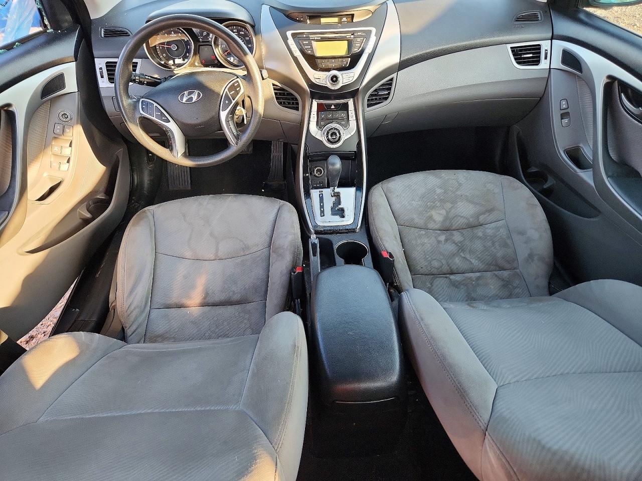 2012 Hyundai Elantra Gls Серый vin: 5NPDH4AE5CH093357