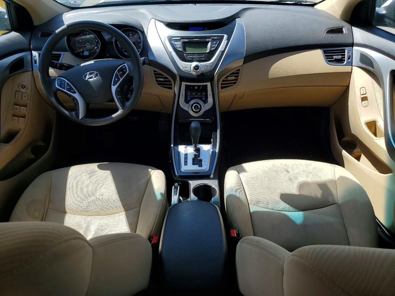 2012 Hyundai Elantra Gls White vin: 5NPDH4AE5CH103756