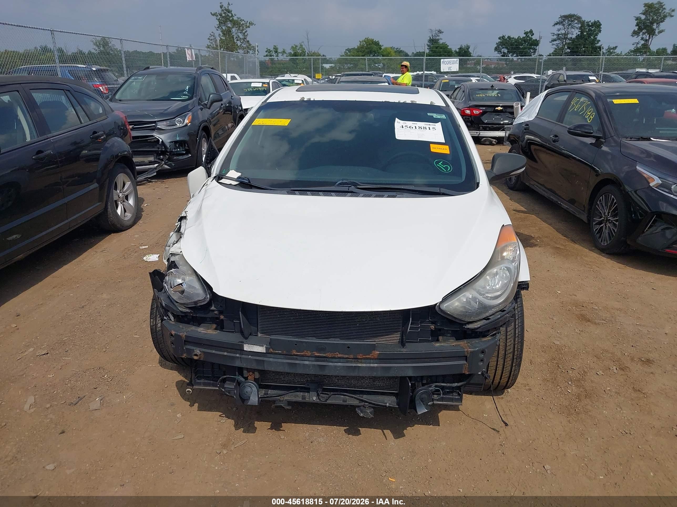 2012 Hyundai Elantra Limited Blue vin: 5NPDH4AE5CH107046