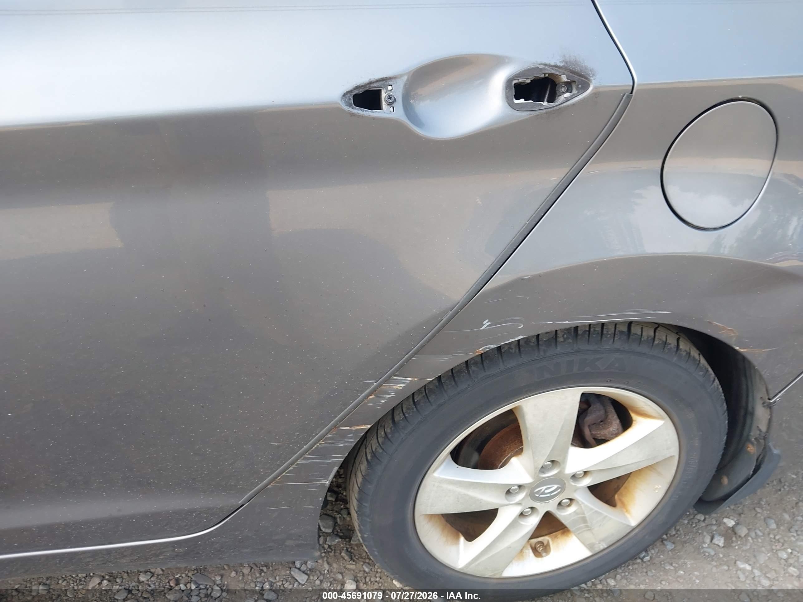 2012 Hyundai Elantra Gls Gray vin: 5NPDH4AE5CH109752