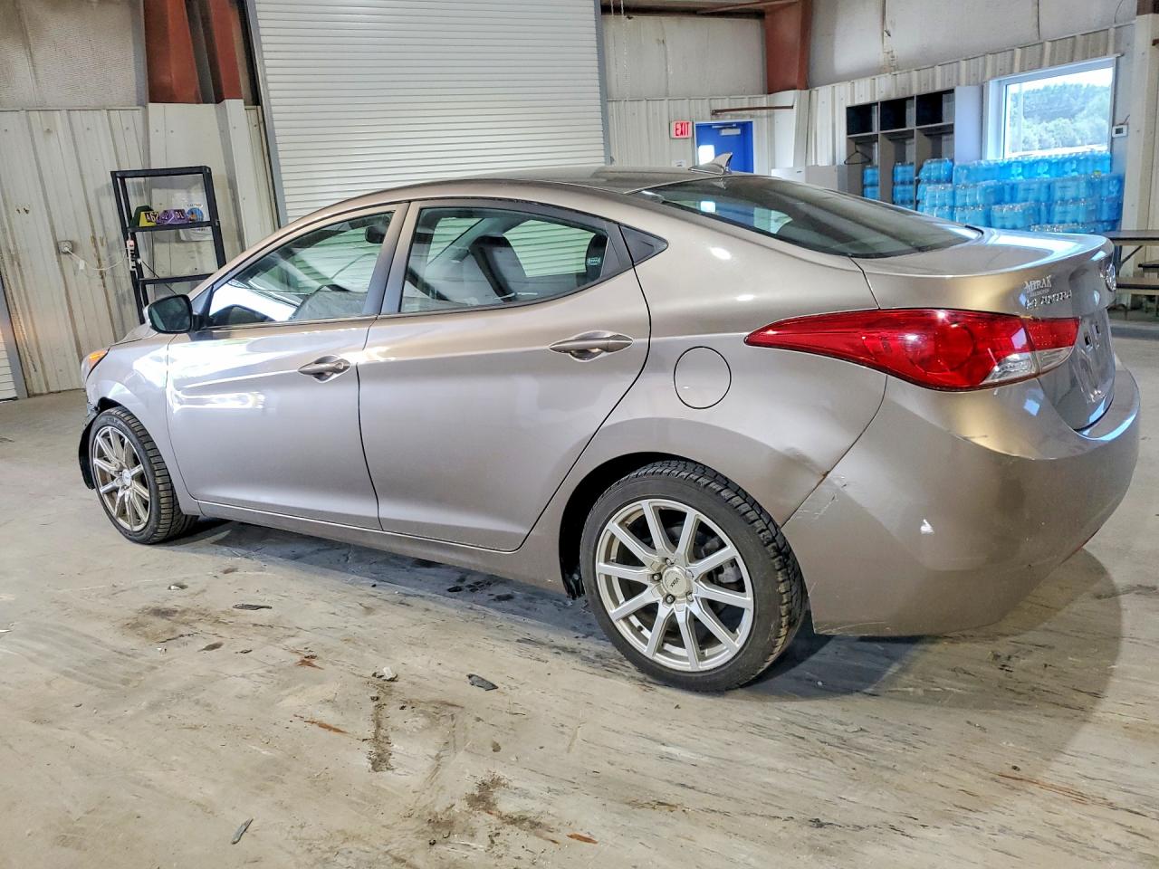 2012 Hyundai Elantra Limited Brown vin: 5NPDH4AE5CH116541