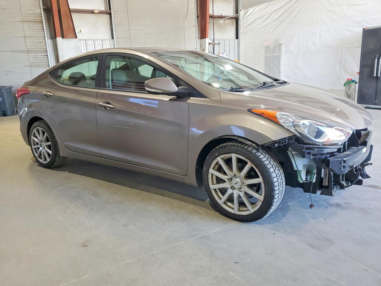 2012 Hyundai Elantra Limited Brown vin: 5NPDH4AE5CH116541