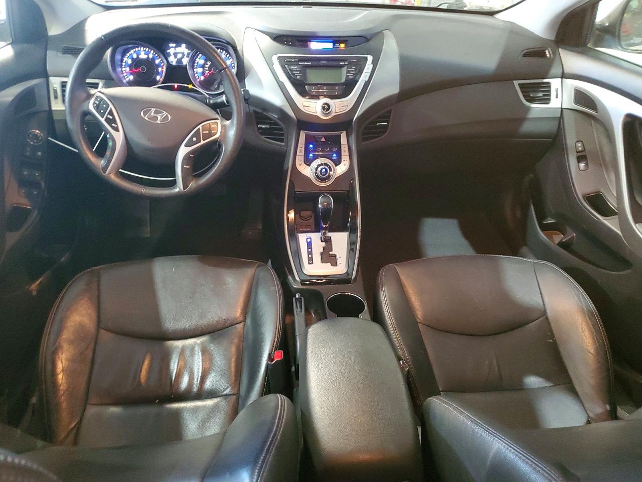 2012 Hyundai Elantra Limited Brown vin: 5NPDH4AE5CH116541