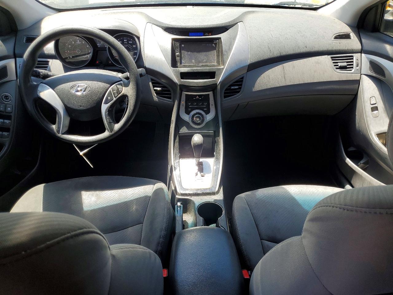 2012 Hyundai Elantra Gls Gray vin: 5NPDH4AE5CH120606