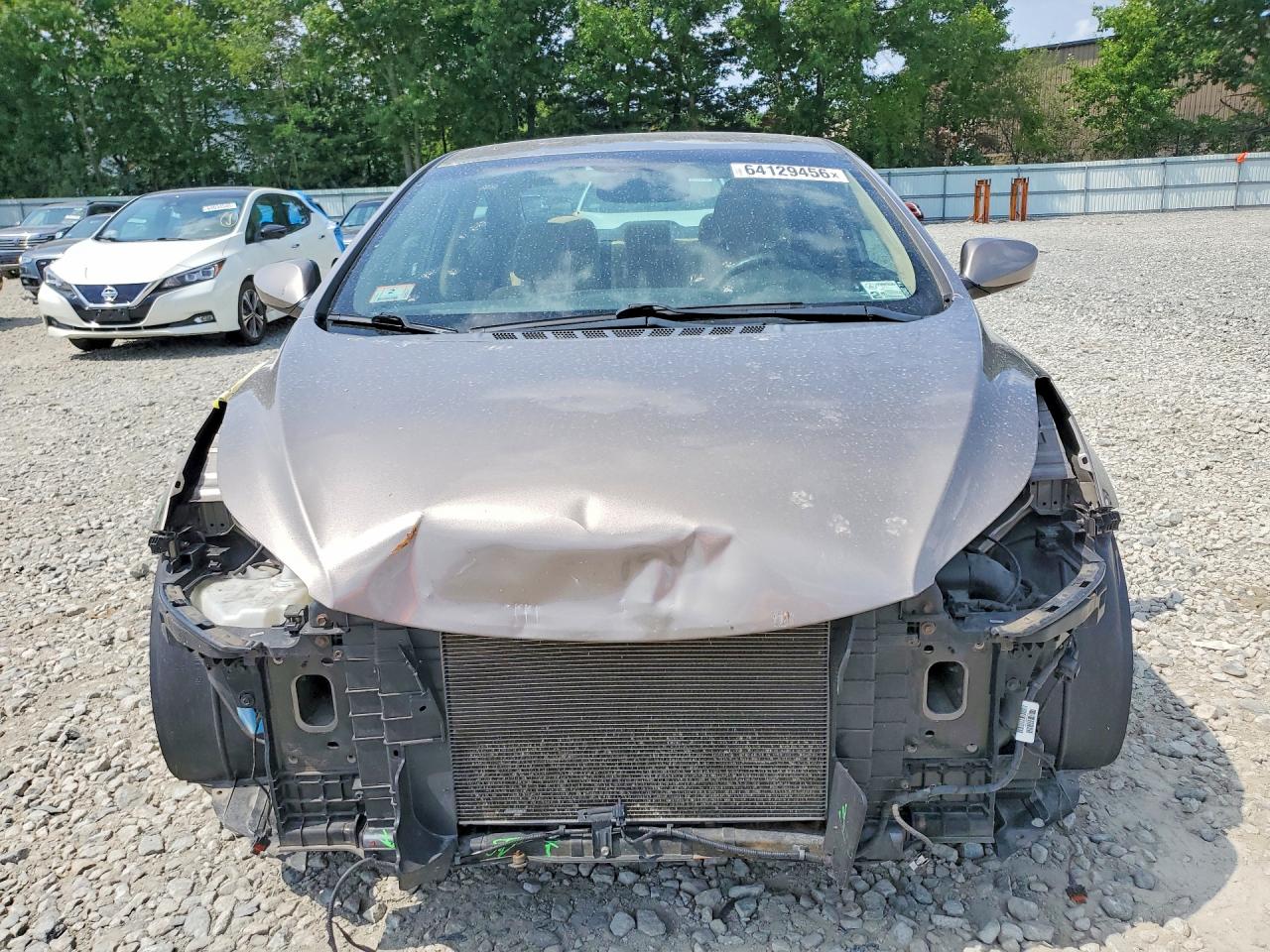 2012 Hyundai Elantra Gls Silver vin: 5NPDH4AE5CH124705