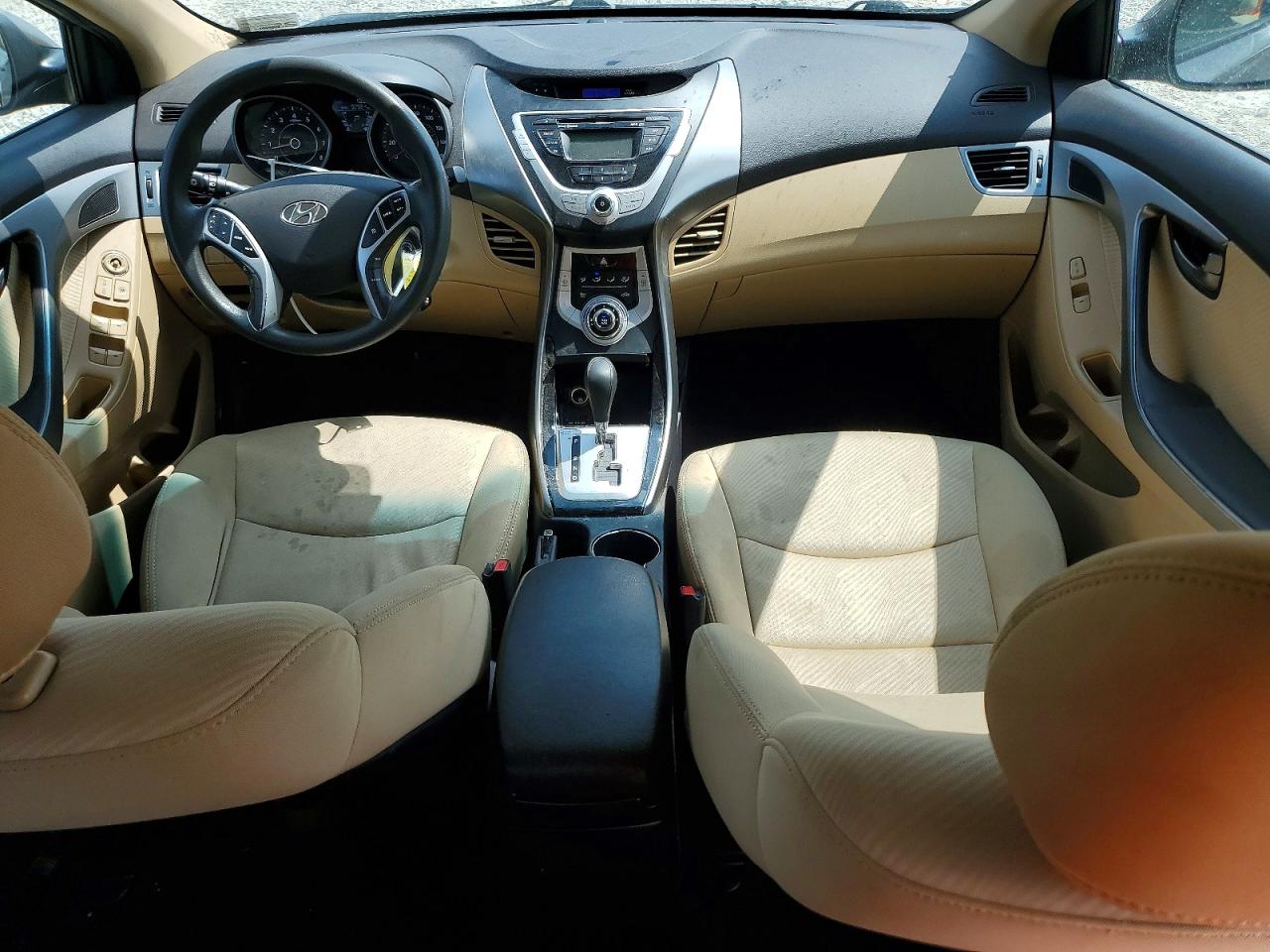 2012 Hyundai Elantra Gls Silver vin: 5NPDH4AE5CH124705