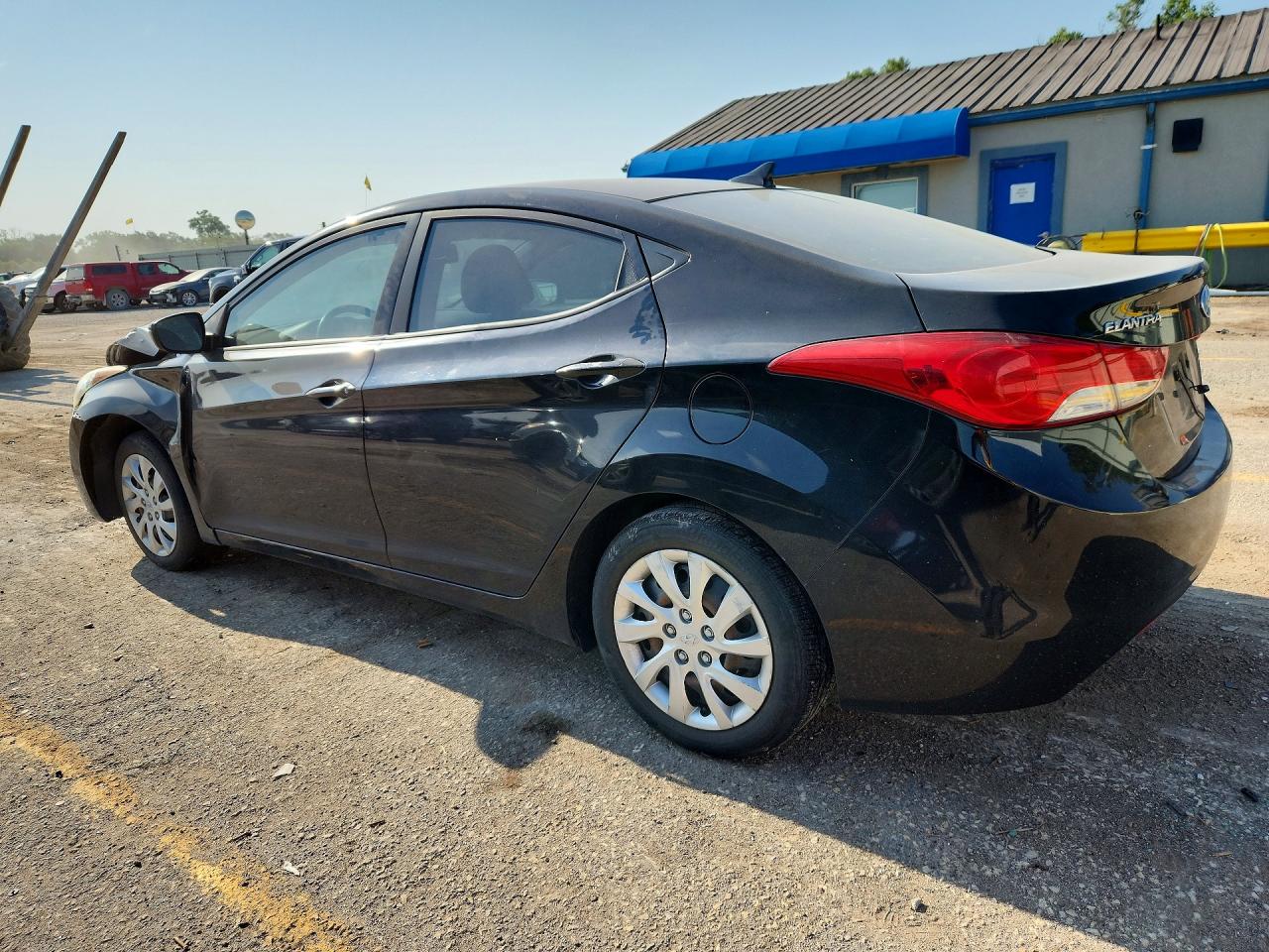 2012 Hyundai Elantra Gls Black vin: 5NPDH4AE5CH125840