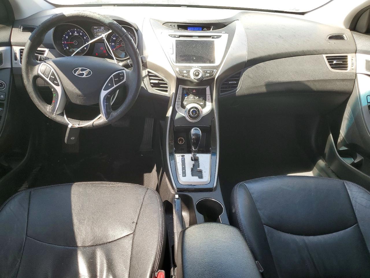 2012 Hyundai Elantra Limited White vin: 5NPDH4AE5CH129337