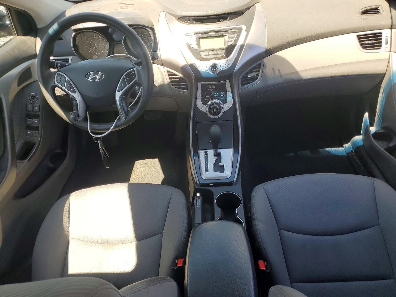 2012 Hyundai Elantra Gls Gray vin: 5NPDH4AE5CH141410