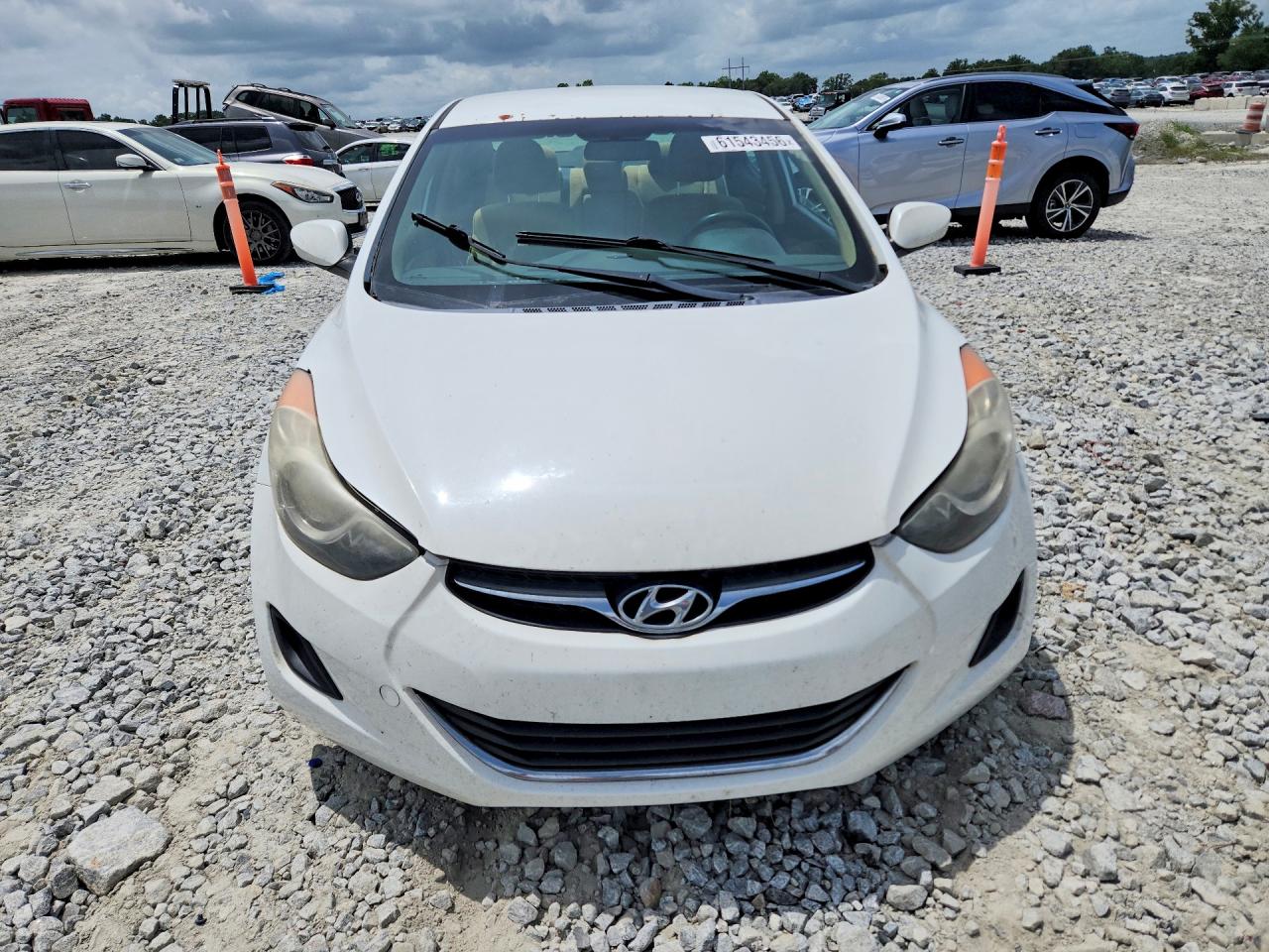2012 Hyundai Elantra Gls White vin: 5NPDH4AE5CH142766