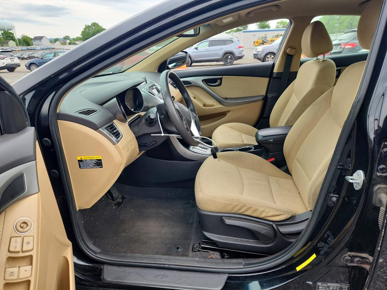 2012 Hyundai Elantra Gls Black vin: 5NPDH4AE5CH147093