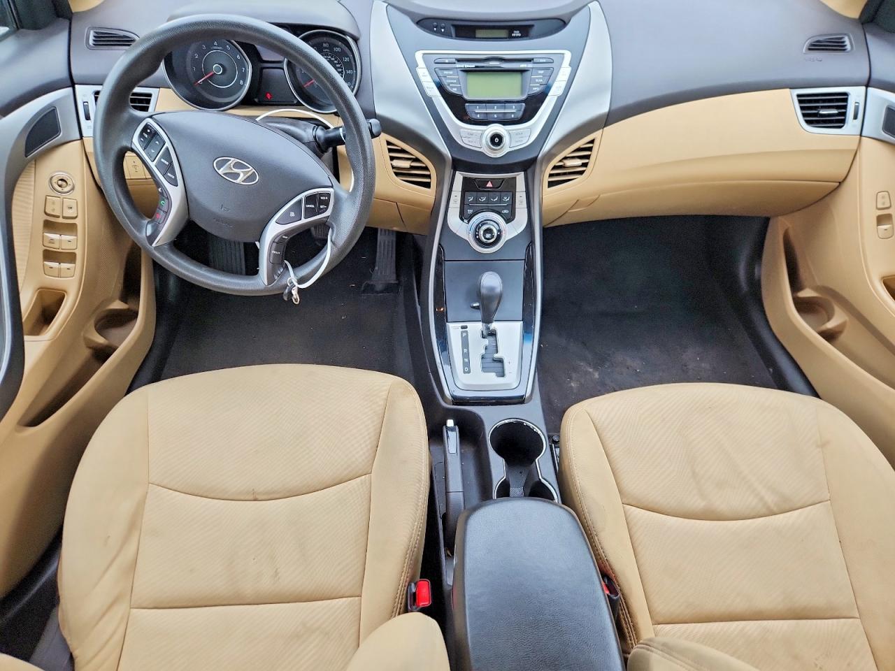 2012 Hyundai Elantra Gls Black vin: 5NPDH4AE5CH147093