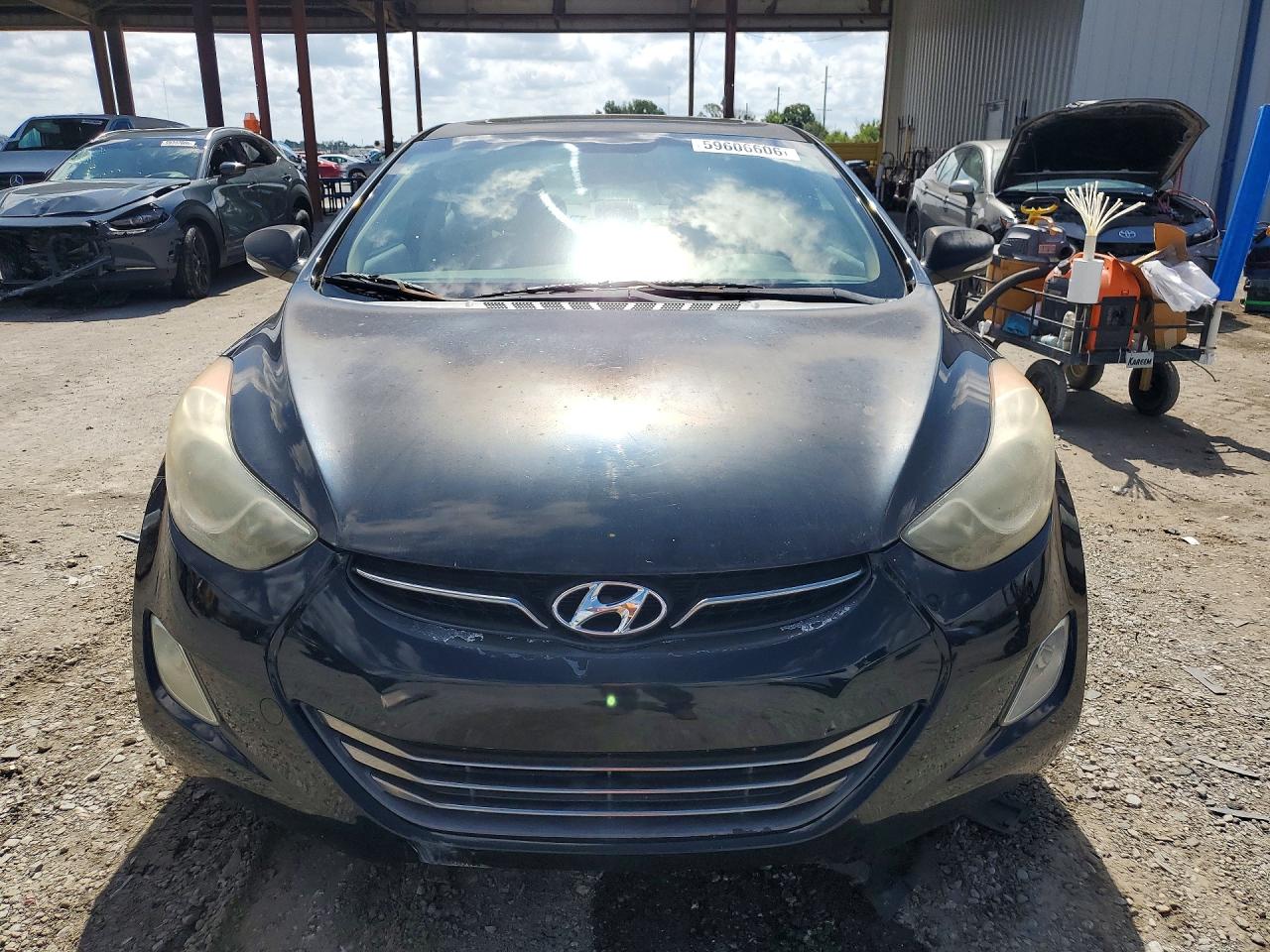 2013 Hyundai Elantra Limited Black vin: 5NPDH4AE5DH153770