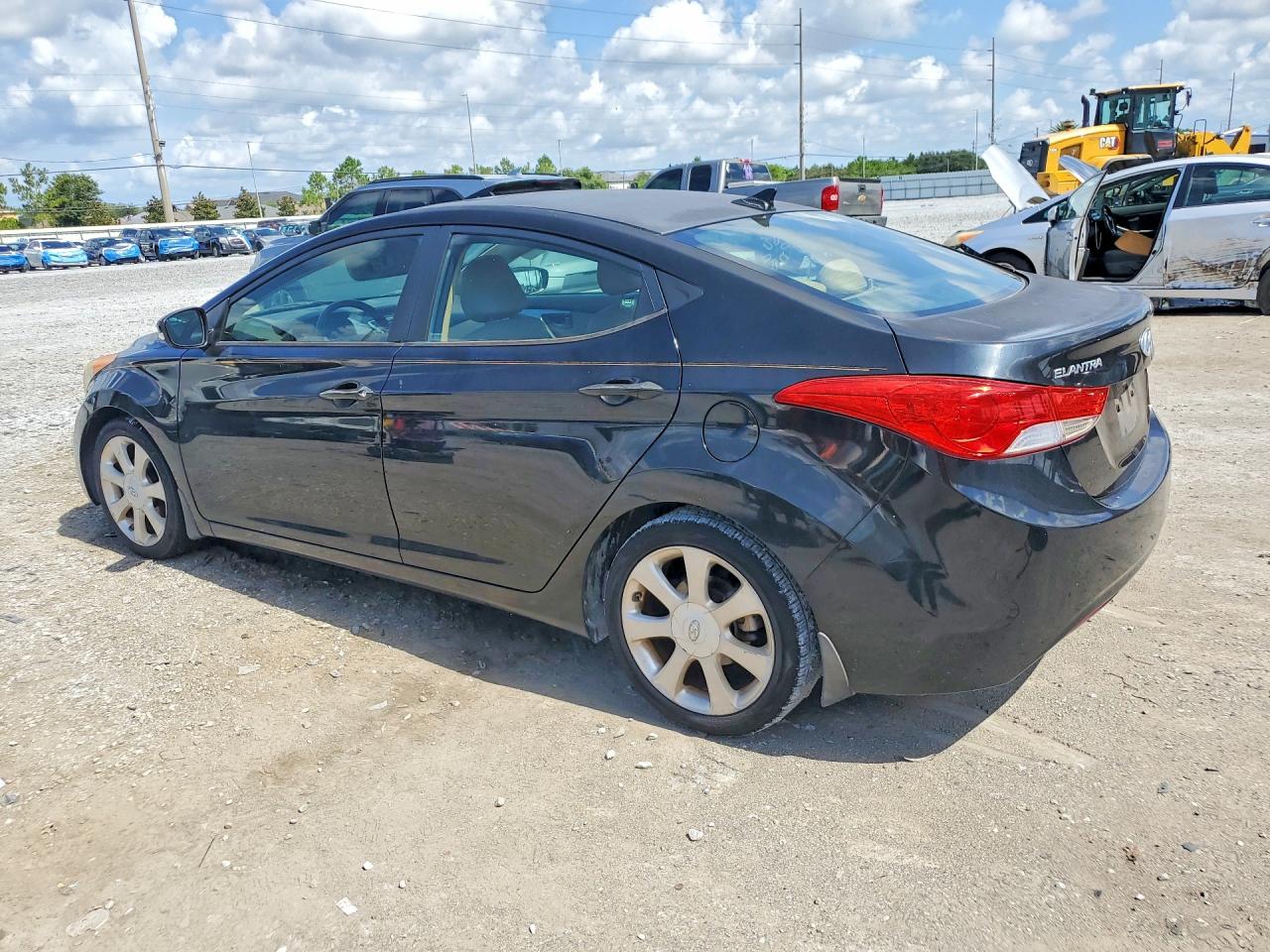 2013 Hyundai Elantra Limited Black vin: 5NPDH4AE5DH153770