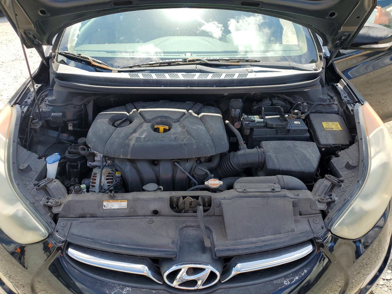 2013 Hyundai Elantra Limited Black vin: 5NPDH4AE5DH153770