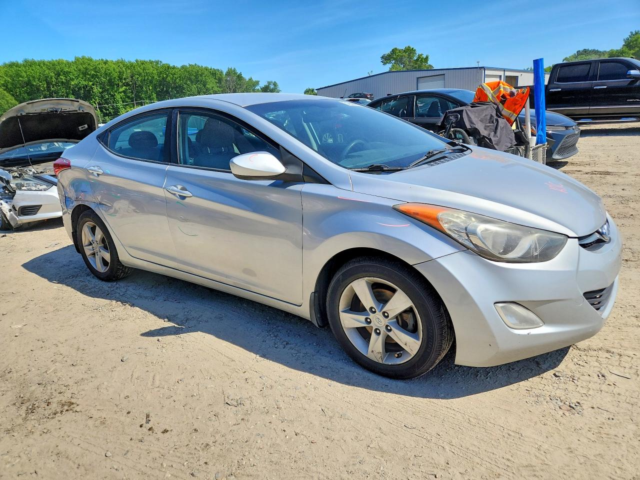 2013 Hyundai Elantra Gls Серебряный vin: 5NPDH4AE5DH156538