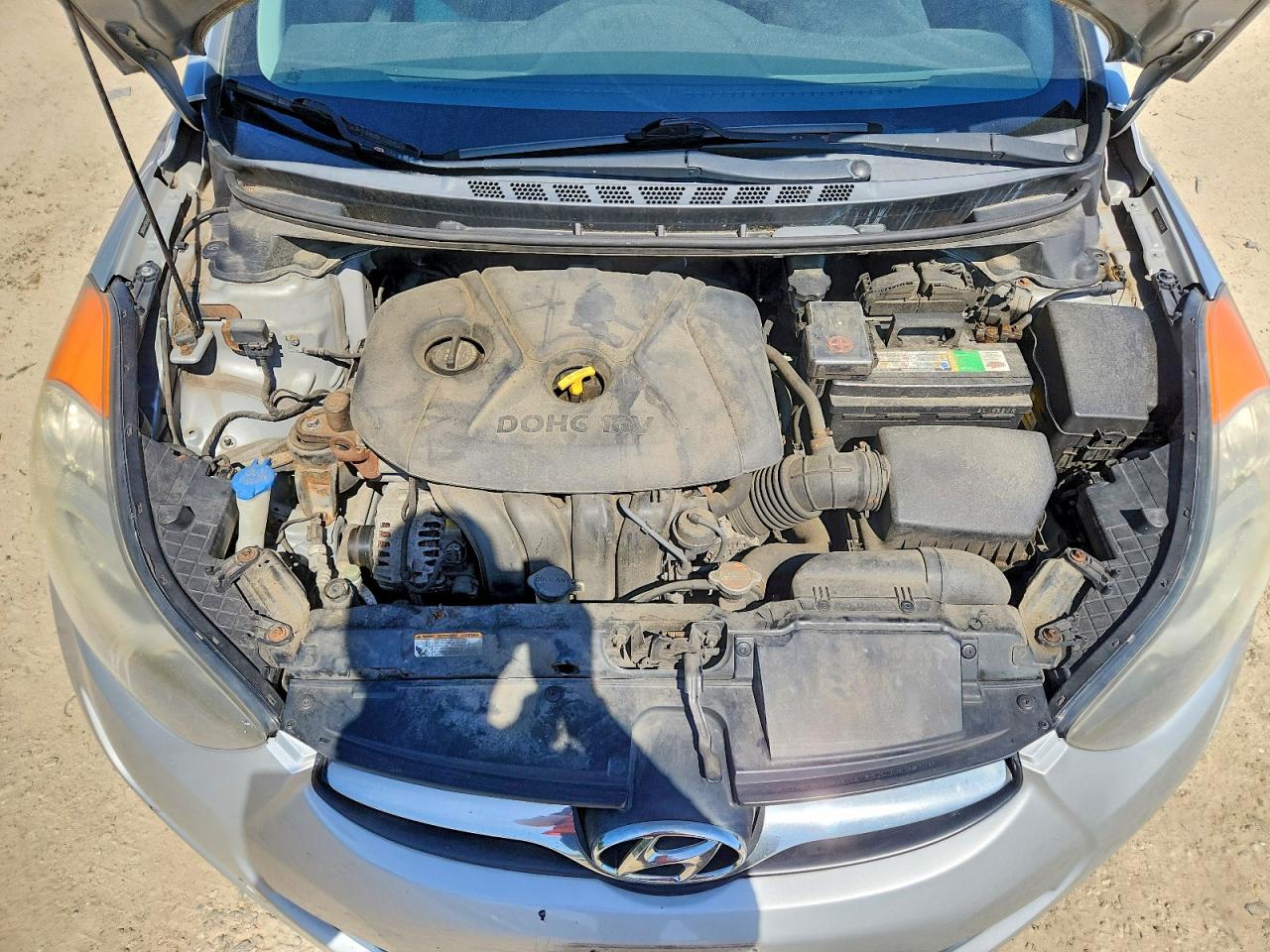 2013 Hyundai Elantra Gls Серебряный vin: 5NPDH4AE5DH156538