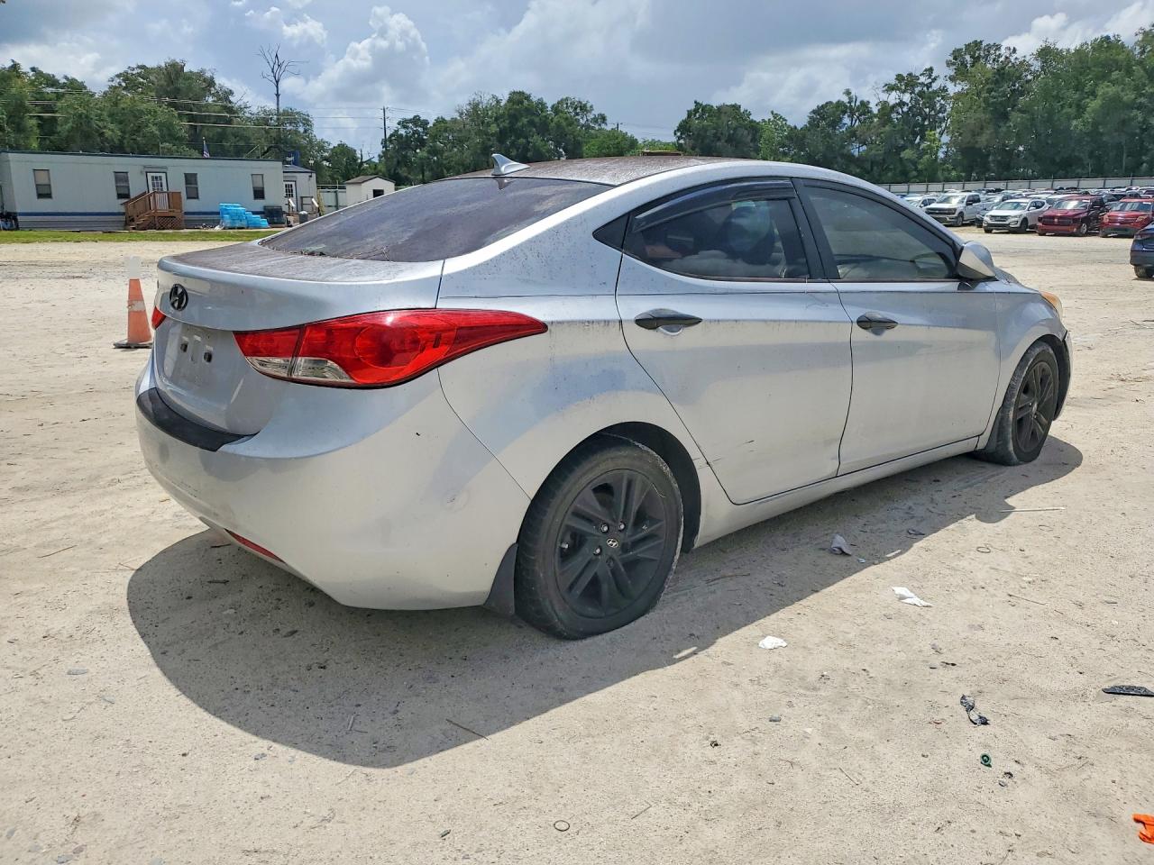 2013 Hyundai Elantra Gls Silver vin: 5NPDH4AE5DH160105