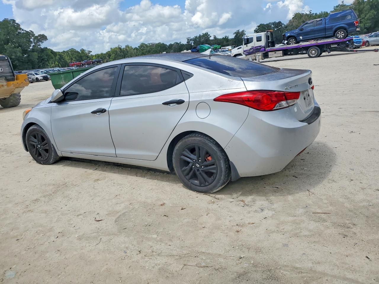 2013 Hyundai Elantra Gls Silver vin: 5NPDH4AE5DH160105