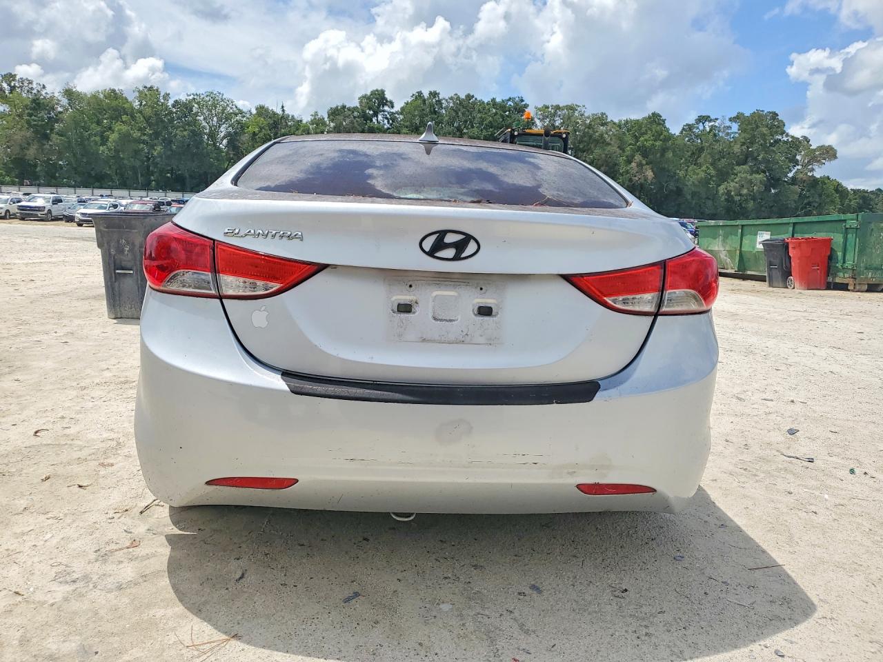 2013 Hyundai Elantra Gls Silver vin: 5NPDH4AE5DH160105