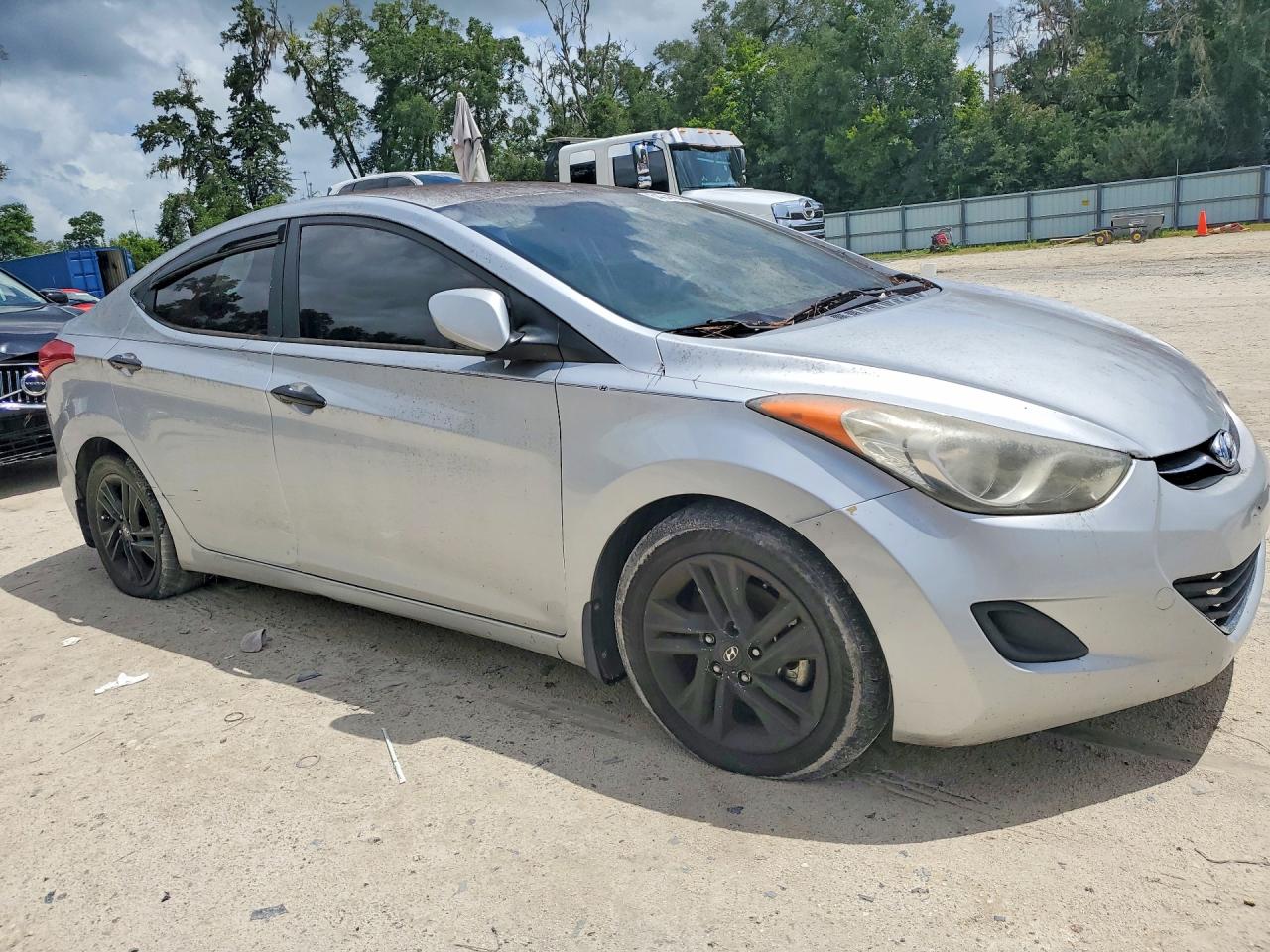 2013 Hyundai Elantra Gls Silver vin: 5NPDH4AE5DH160105
