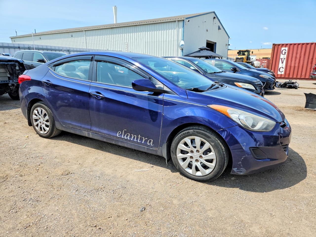 2013 Hyundai Elantra Gls Blue vin: 5NPDH4AE5DH167944