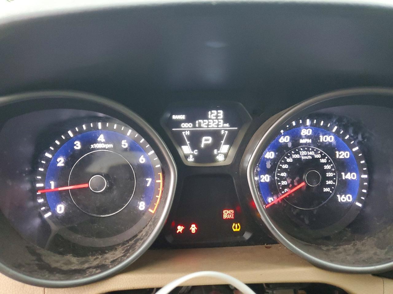 2013 Hyundai Elantra Gls Tan vin: 5NPDH4AE5DH172982