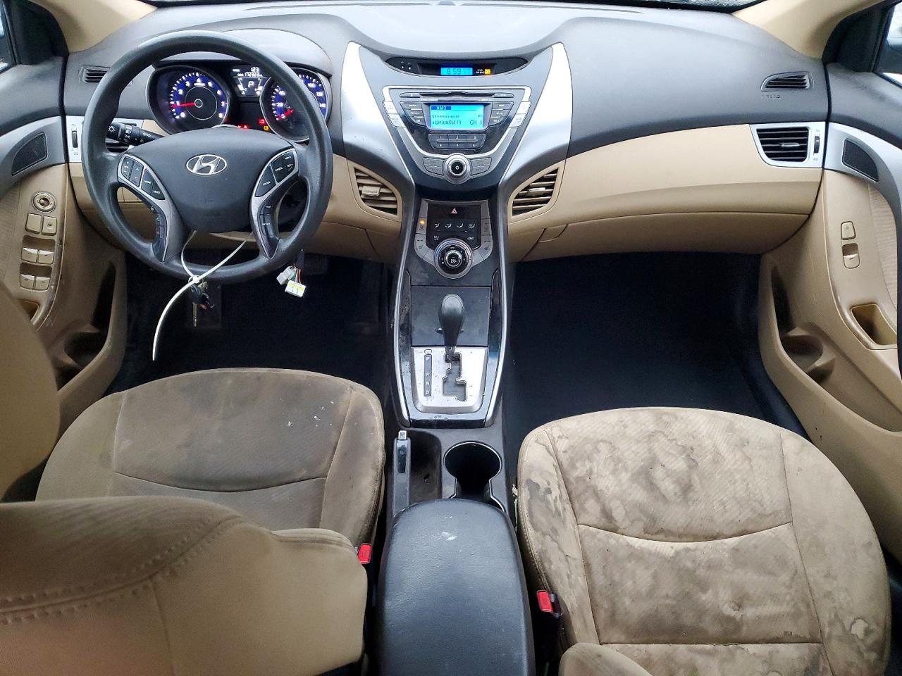 2013 Hyundai Elantra Gls Tan vin: 5NPDH4AE5DH172982