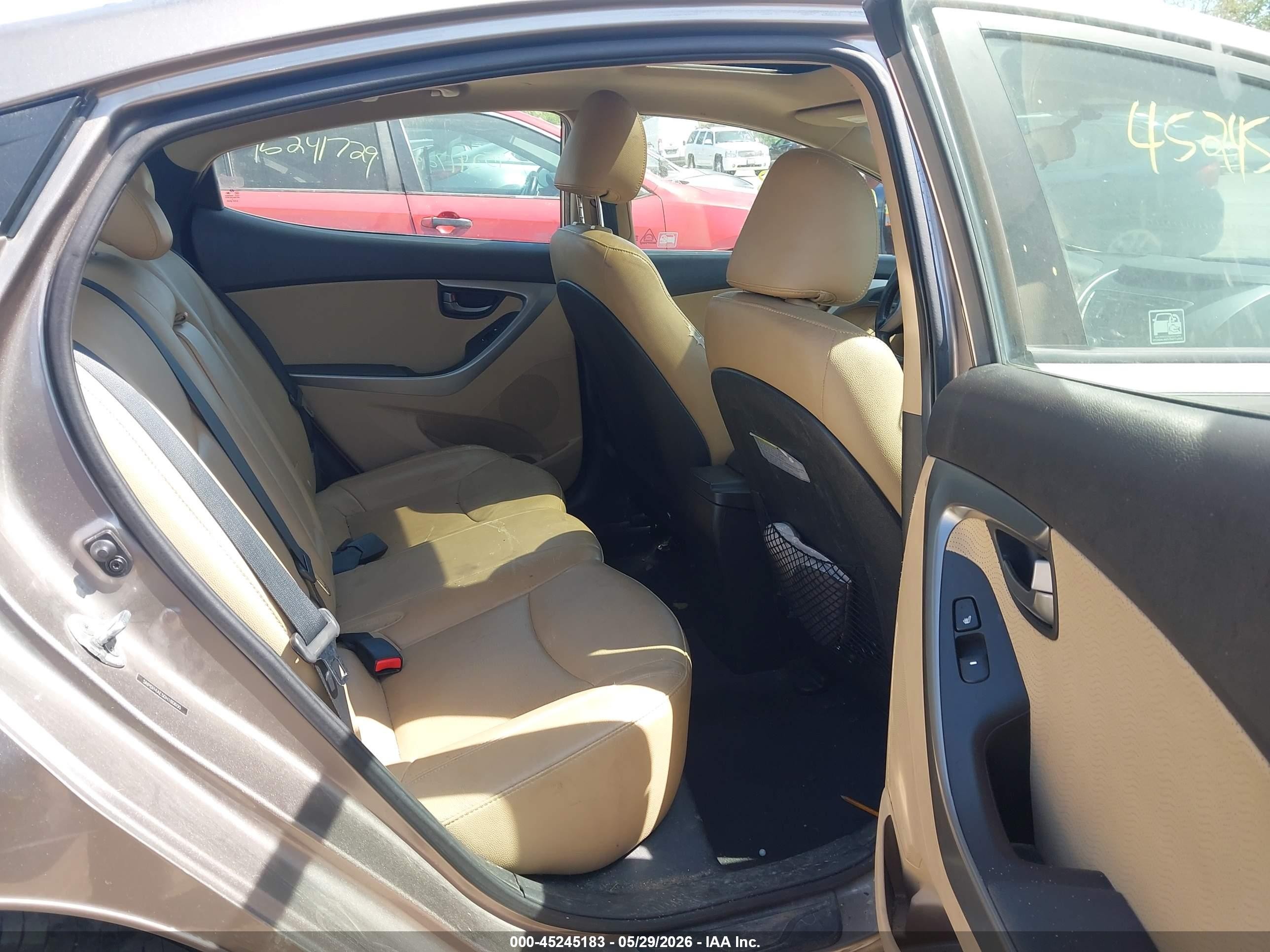 2013 Hyundai Elantra Limited Gray vin: 5NPDH4AE5DH180600