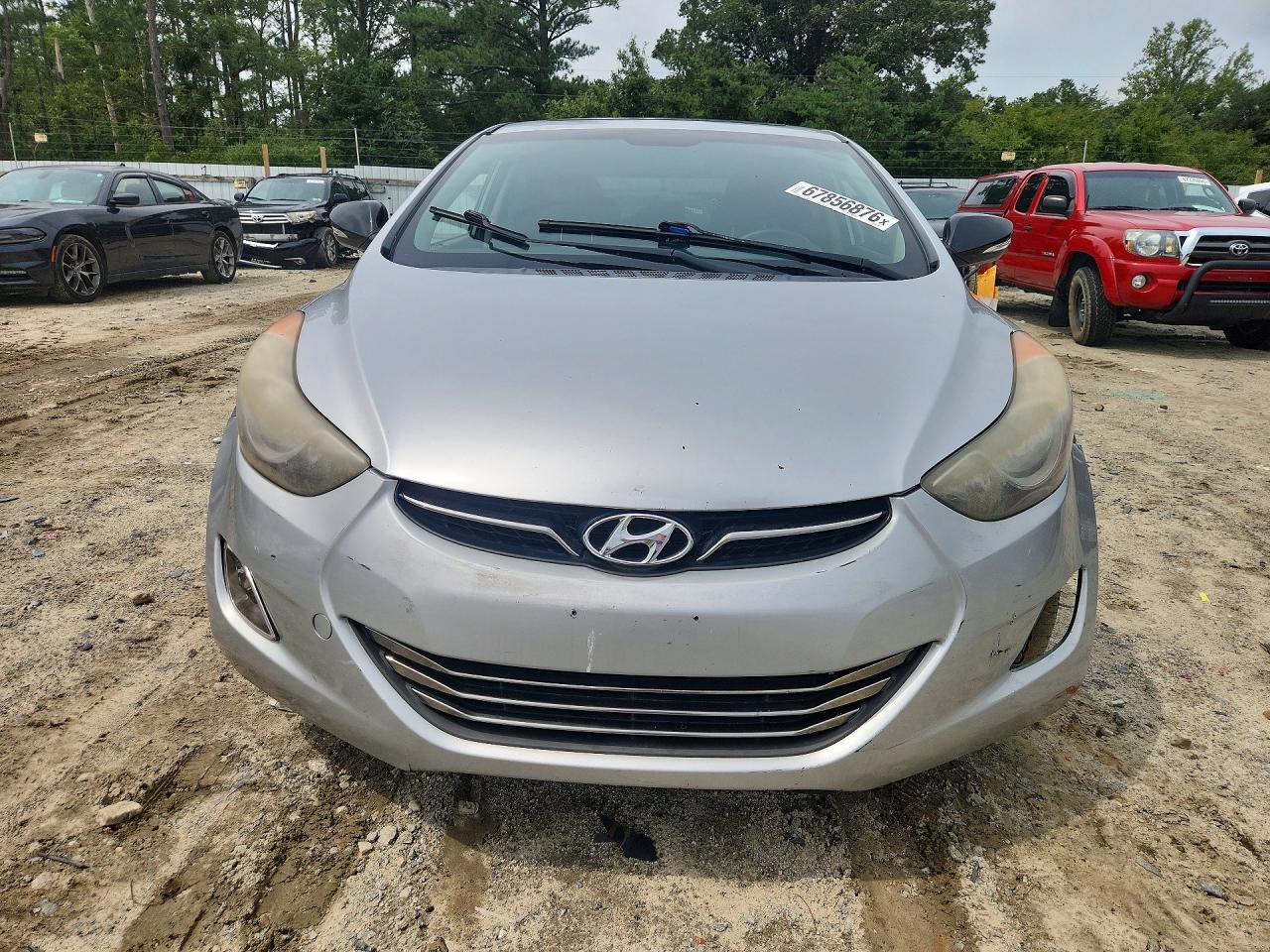 2013 Hyundai Elantra Limited Silver vin: 5NPDH4AE5DH187854