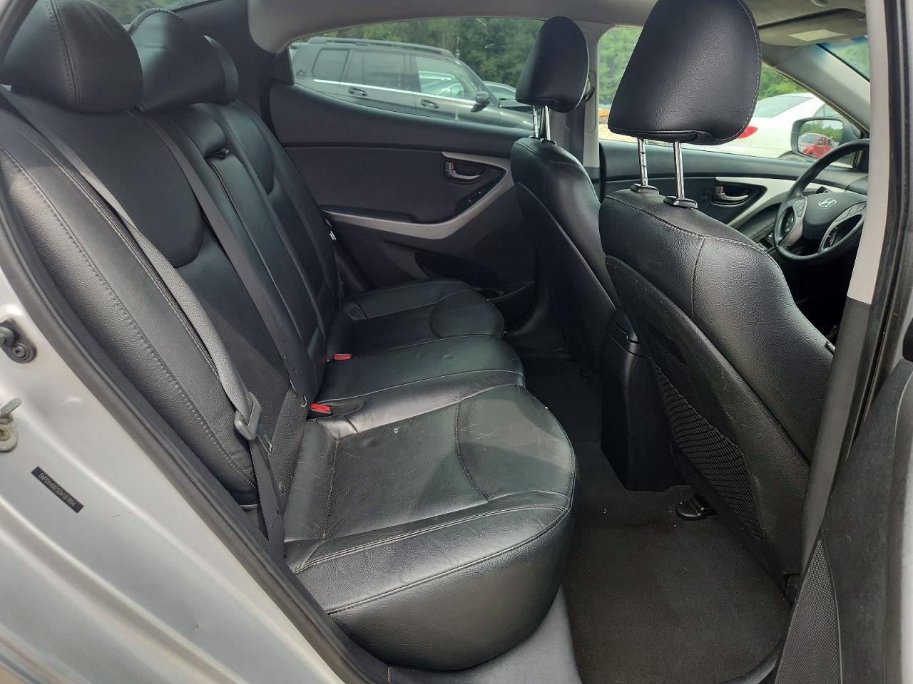 2013 Hyundai Elantra Limited Silver vin: 5NPDH4AE5DH187854