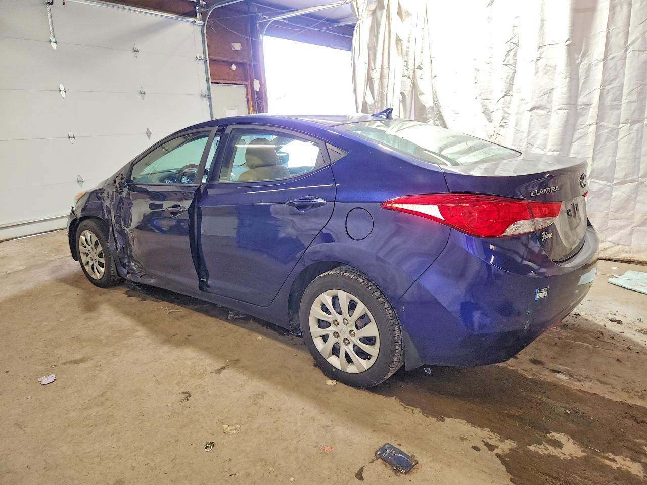 2013 Hyundai Elantra Gls Blue vin: 5NPDH4AE5DH194884
