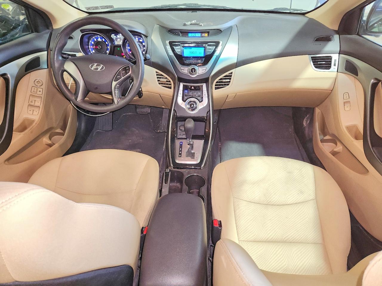 2013 Hyundai Elantra Gls Blue vin: 5NPDH4AE5DH194884
