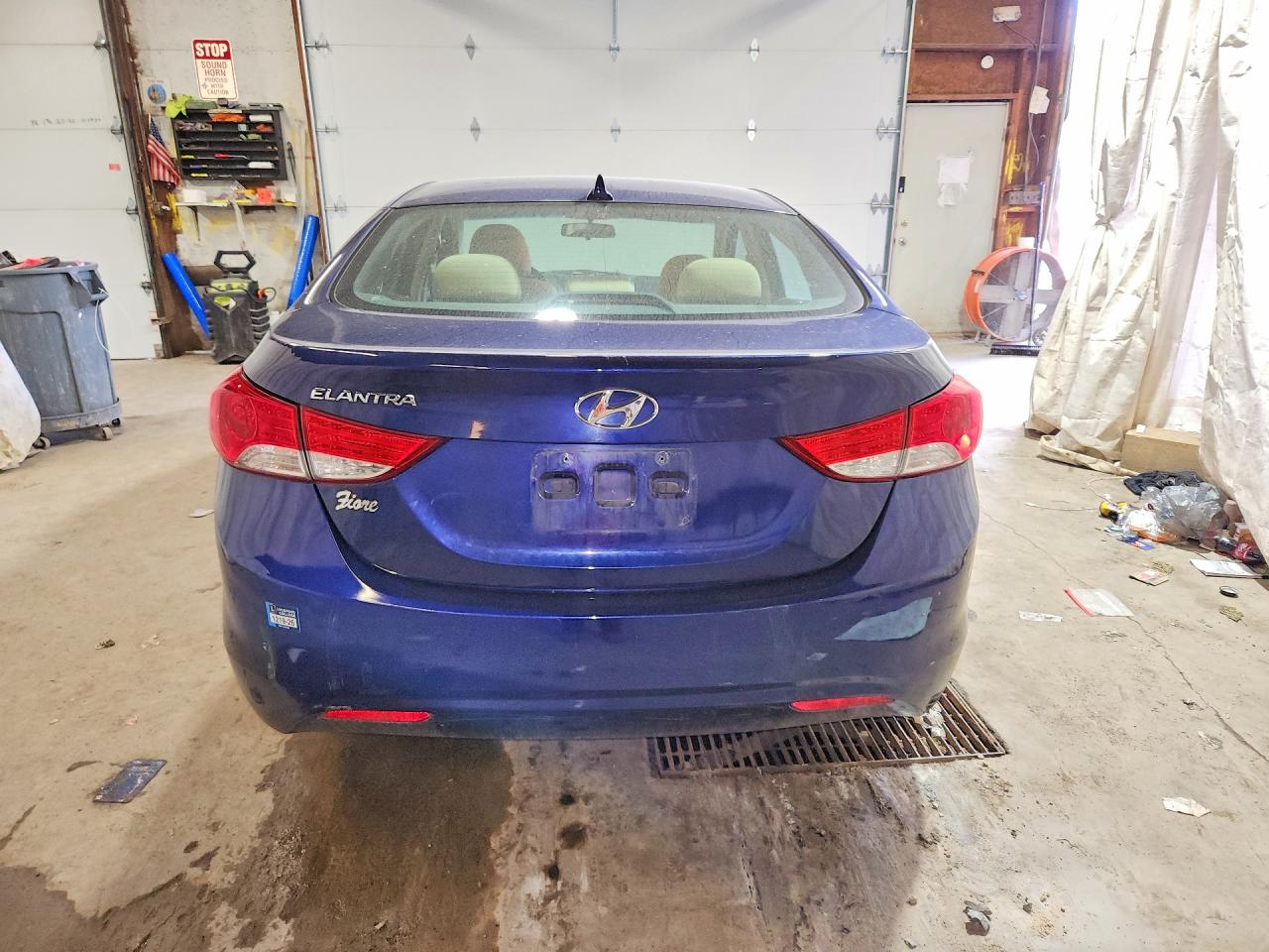 2013 Hyundai Elantra Gls Blue vin: 5NPDH4AE5DH194884