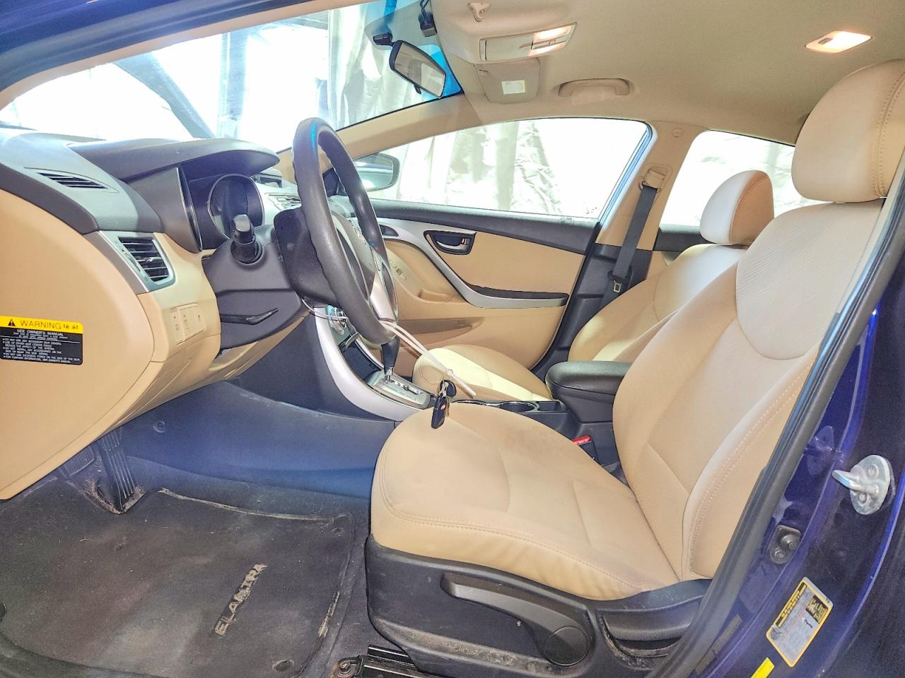 2013 Hyundai Elantra Gls Blue vin: 5NPDH4AE5DH194884