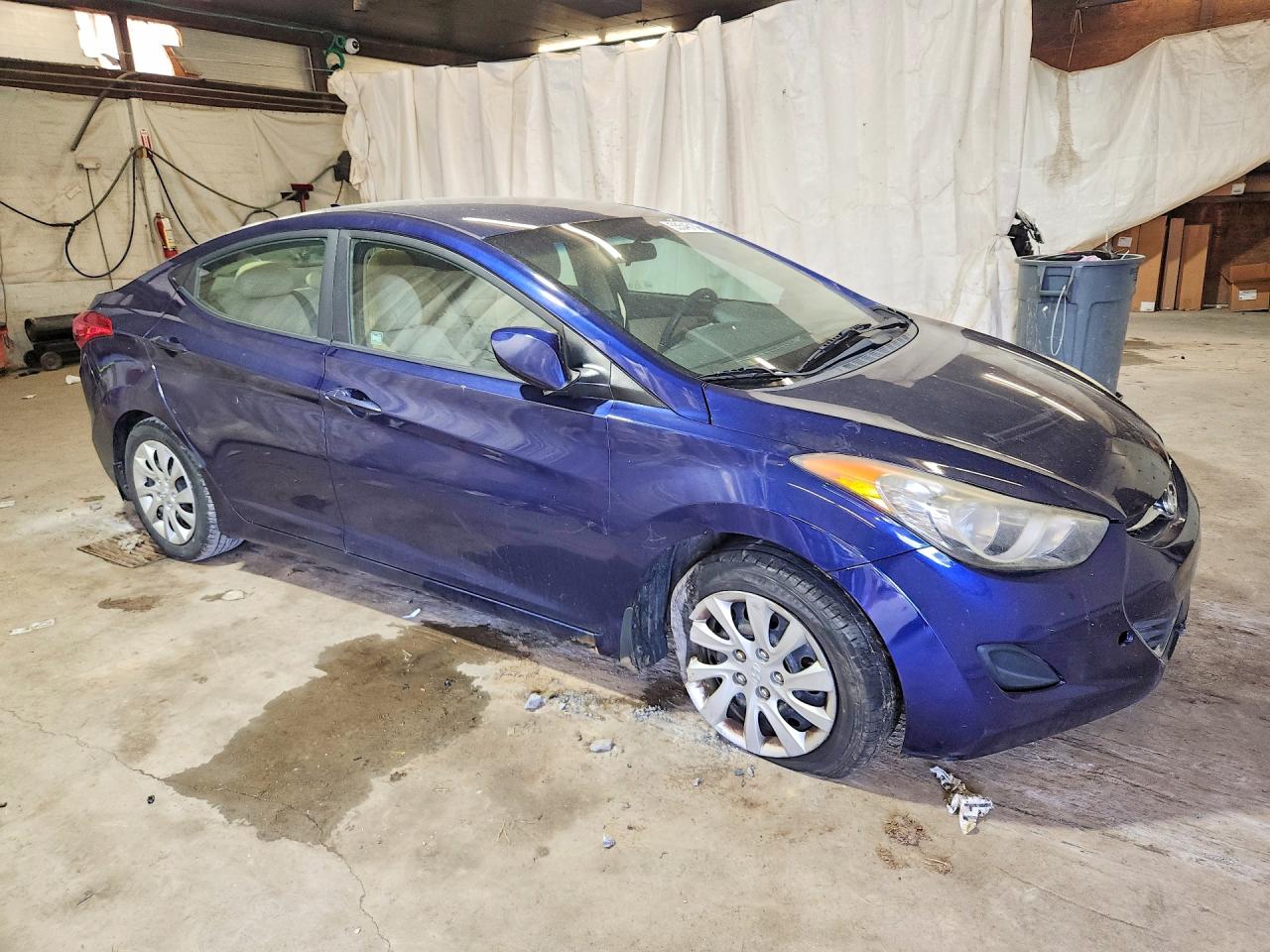 2013 Hyundai Elantra Gls Blue vin: 5NPDH4AE5DH194884