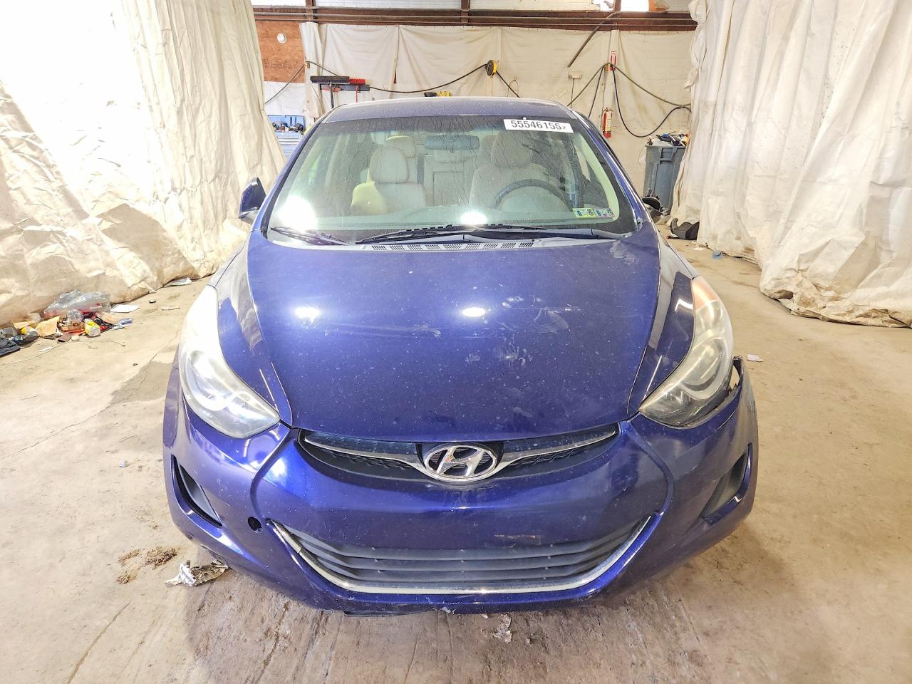 2013 Hyundai Elantra Gls Blue vin: 5NPDH4AE5DH194884