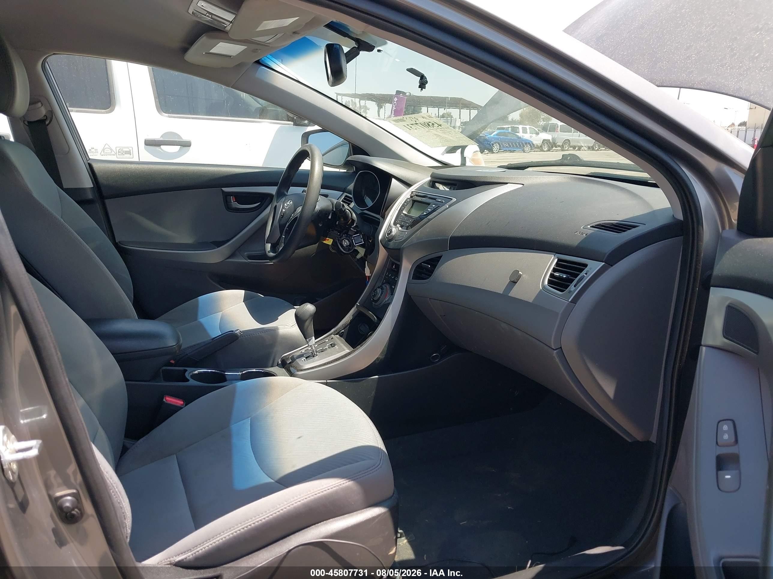 2013 Hyundai Elantra Gls Серый vin: 5NPDH4AE5DH202577
