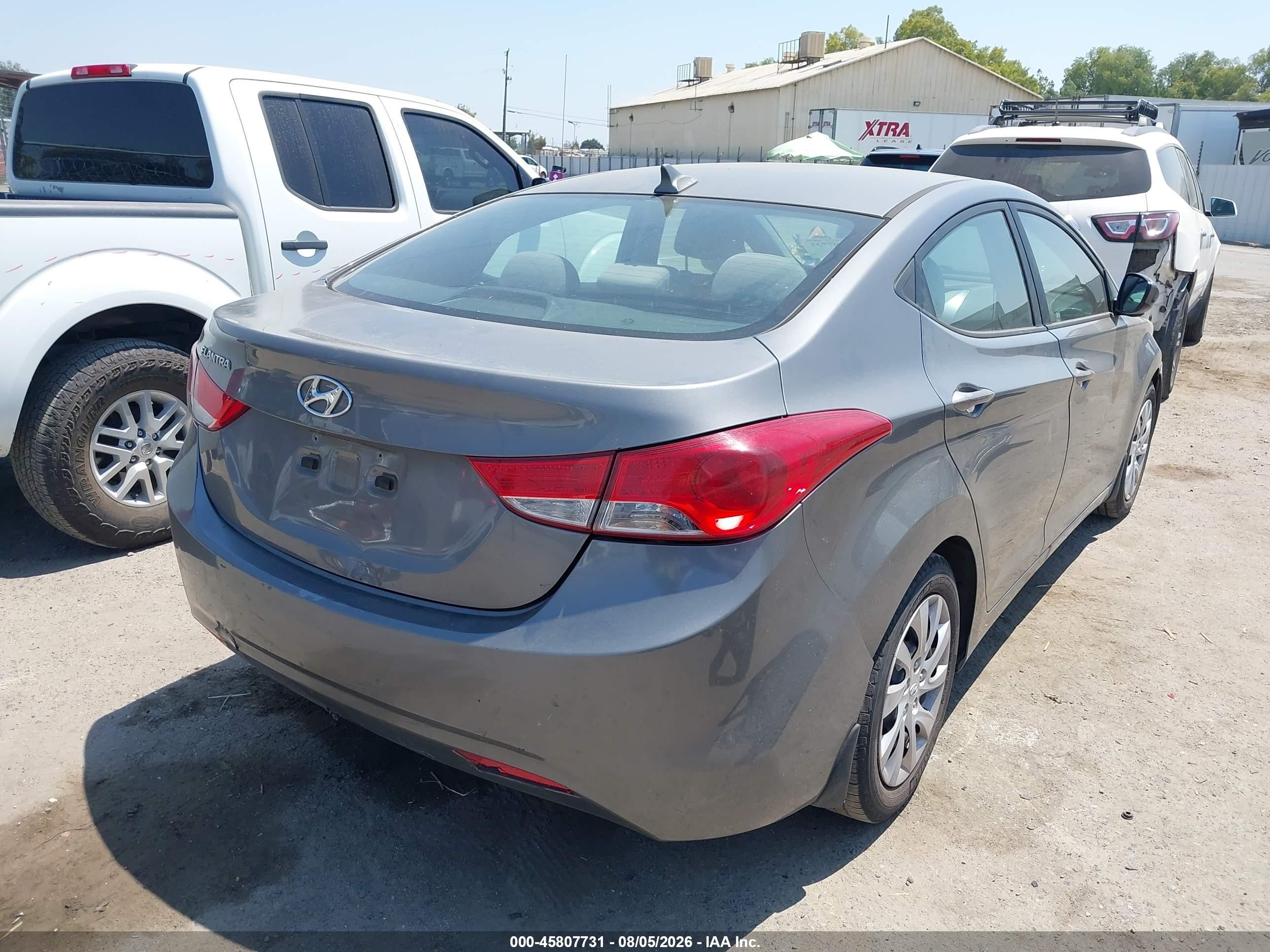 2013 Hyundai Elantra Gls Серый vin: 5NPDH4AE5DH202577