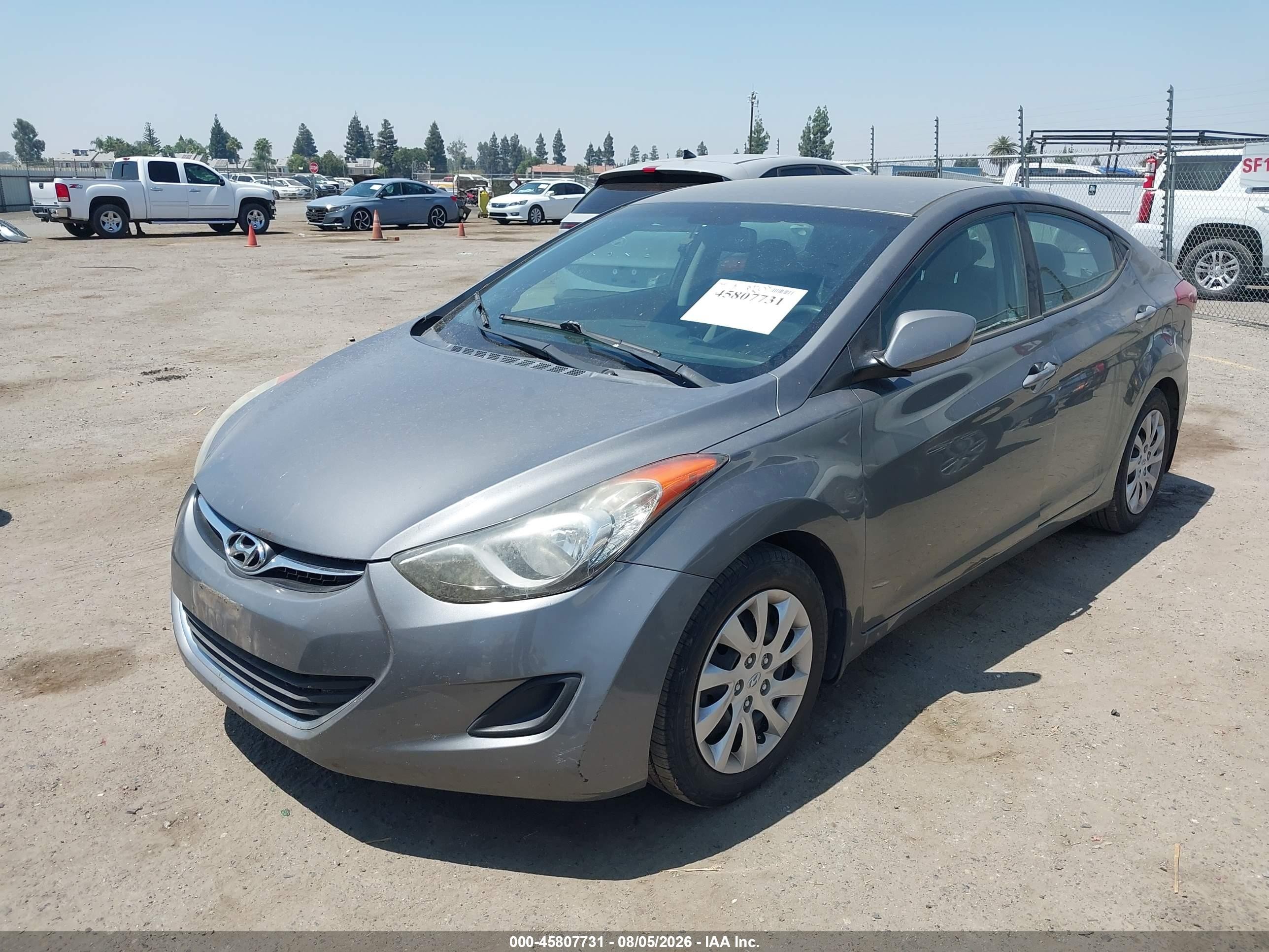 2013 Hyundai Elantra Gls Серый vin: 5NPDH4AE5DH202577
