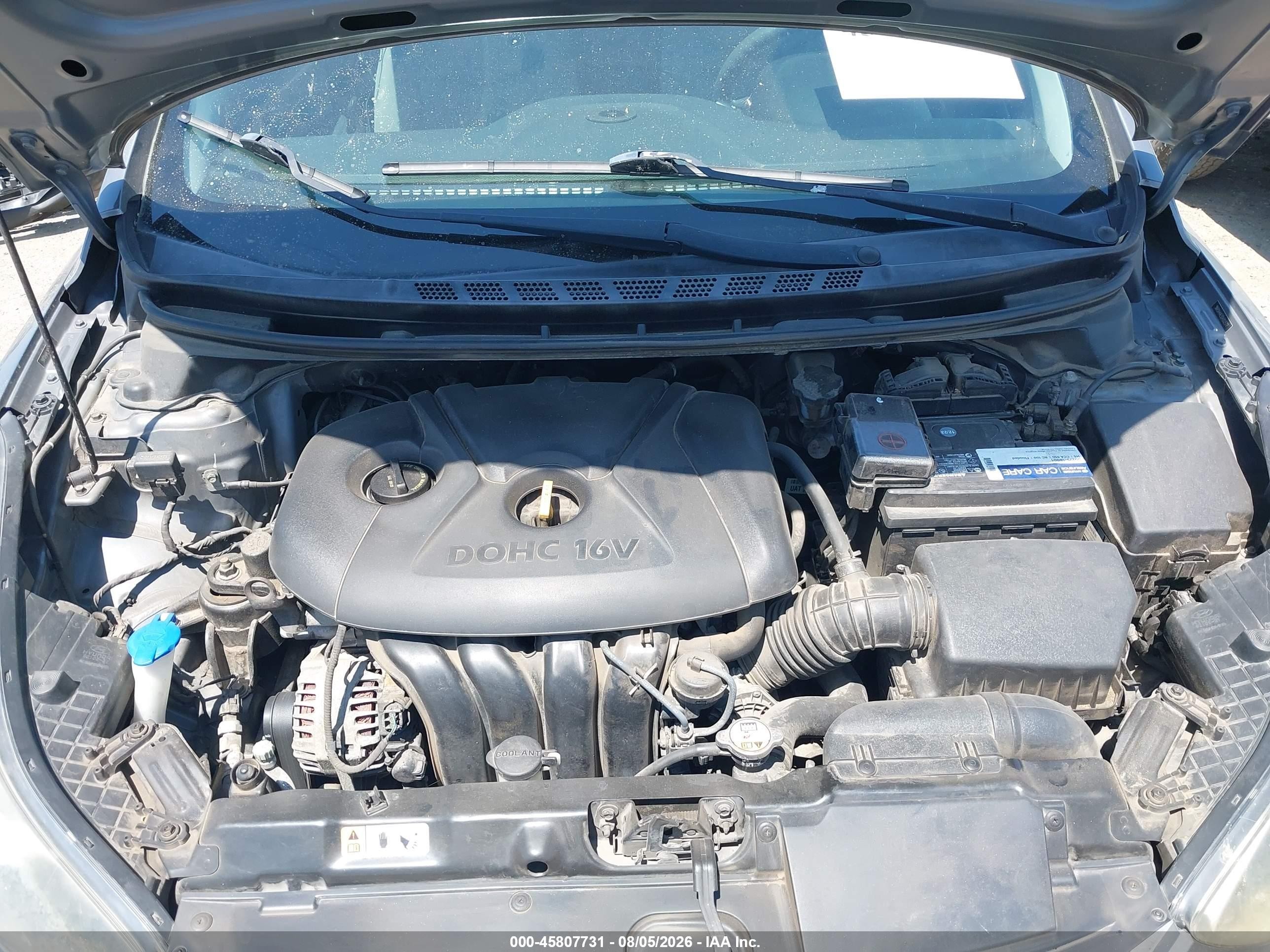 2013 Hyundai Elantra Gls Серый vin: 5NPDH4AE5DH202577