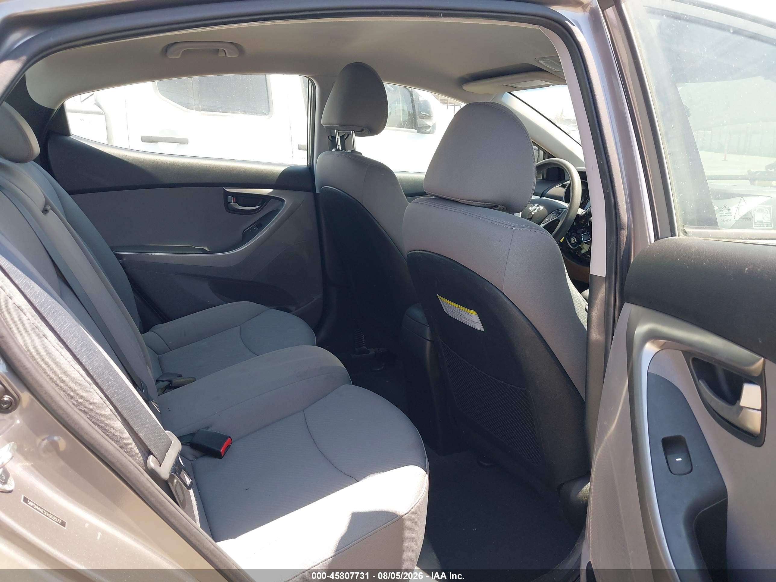 2013 Hyundai Elantra Gls Серый vin: 5NPDH4AE5DH202577