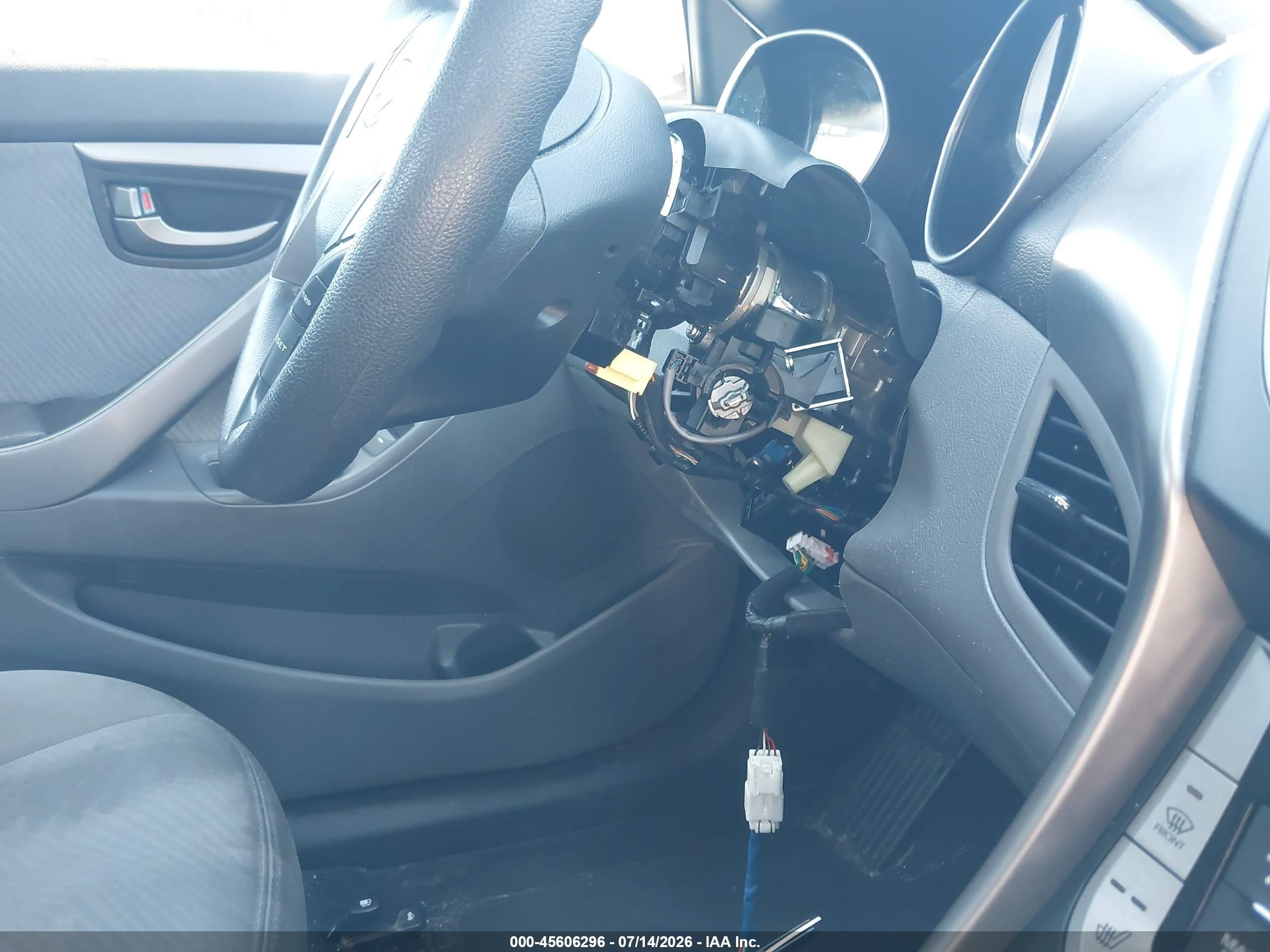 2013 Hyundai Elantra Gls Gray vin: 5NPDH4AE5DH203230