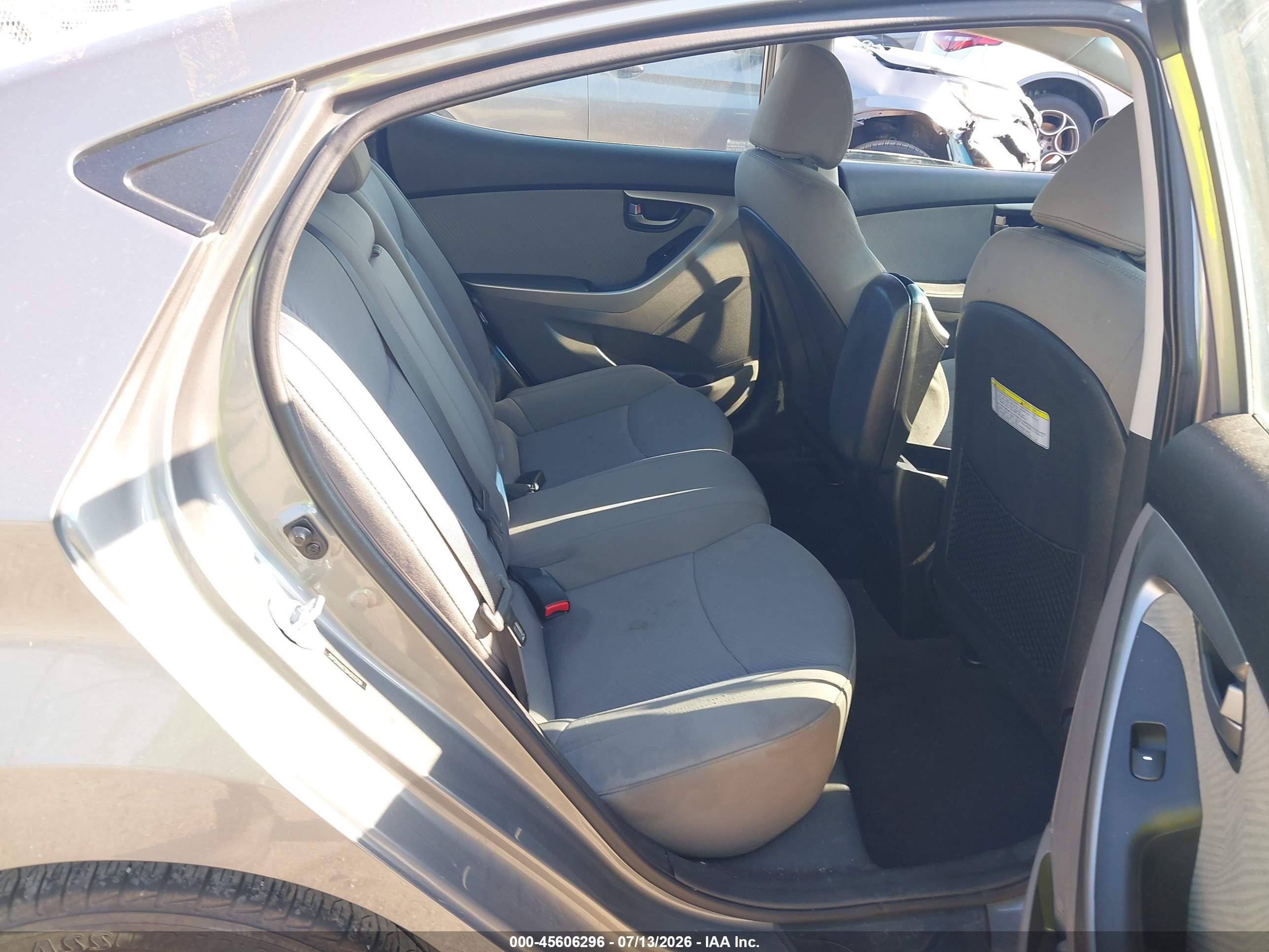 2013 Hyundai Elantra Gls Gray vin: 5NPDH4AE5DH203230
